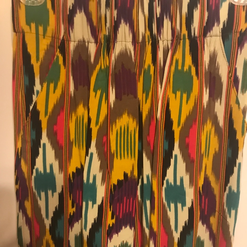Print mini-skirt